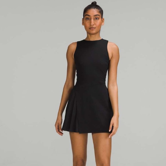 lululemon athletica Dresses & Skirts - Lululemon Nulux Asymmetrical Tennis Dress
Black